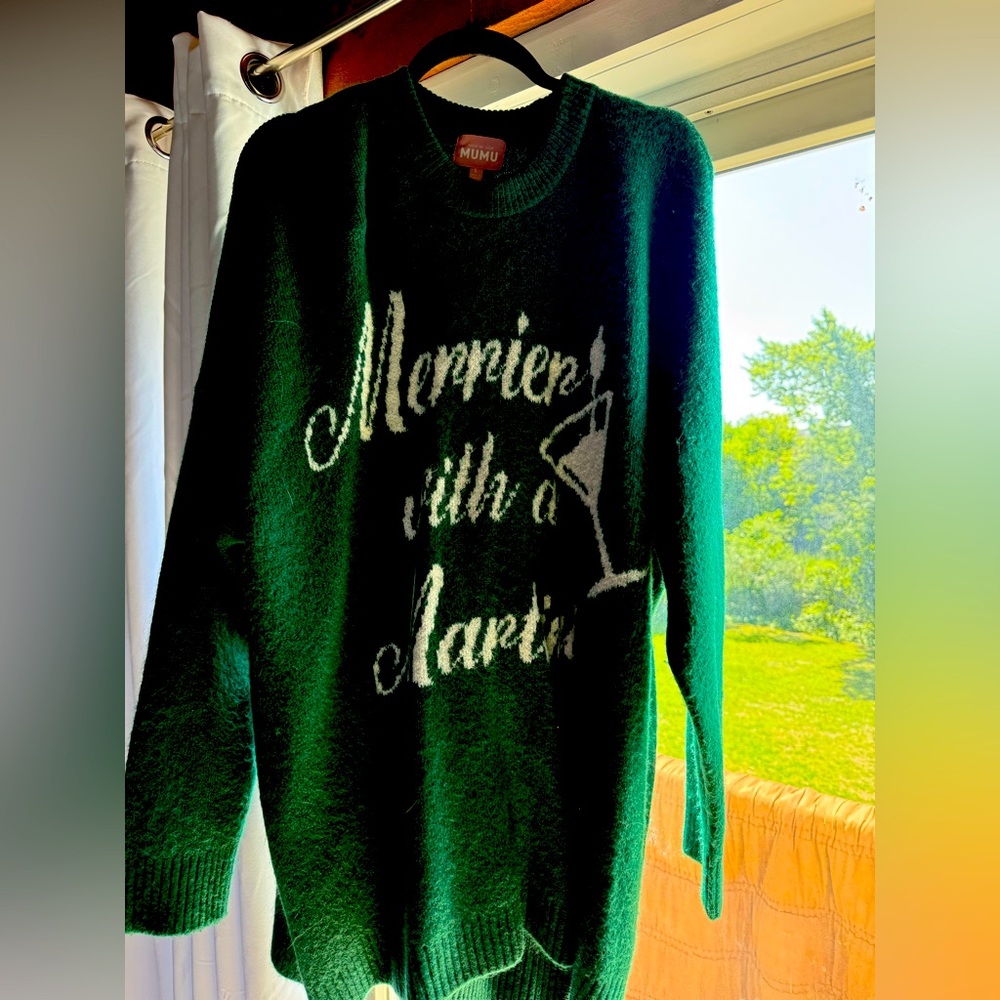 Show Me Your MuMu Merrier With A Martini Sweater